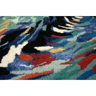 Paklājs FLORES BLUE (Handmade Collection)